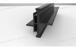 barra de ruptura térmica de poliamida, PA66 GF25 barra de rotura de puente térmico poliamida, barra de poliamida para muros cortina