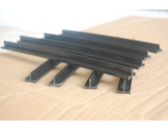 Forma de T 14 . 8 mm de plástico de aislamiento térmico tira de nylon para ventanas y puertas alt=